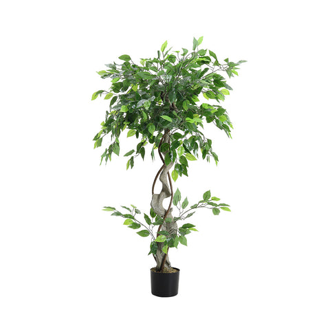 Livingandhome 120cm Faux Banyan Tree for Indoor Outdoor Decor, PM1229