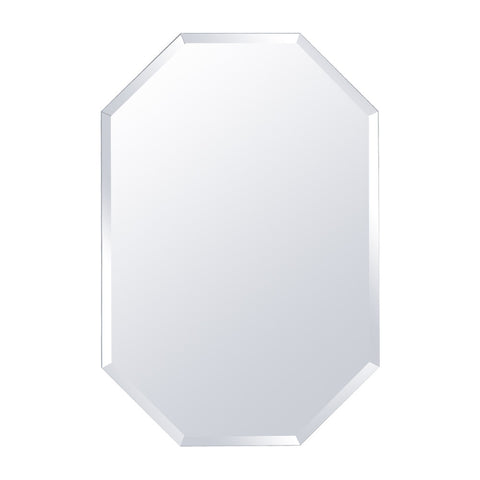 Livingandhome Wall Mounted Mirror with Beveled Edge for Bathroom Vanity Entryway Living Room, CD0551