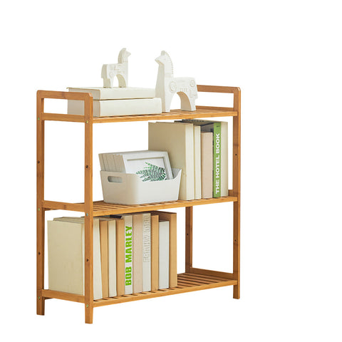 Tiered Bamboo Wood Book Storage Shelf, SP2463