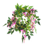 Livingandhome Artificial Wisteria Flowers Garland, SP0451