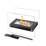 Odorless Smokeless Ethanol Fireplace Rectangular for Tabletop, PM0833