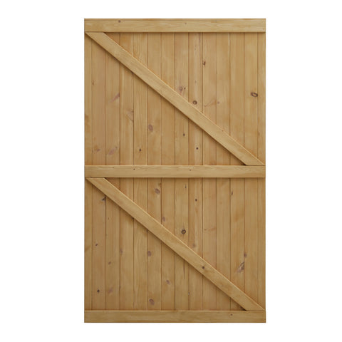 Livingandhome Pine Wood Garden Gate with Latch, PM1276