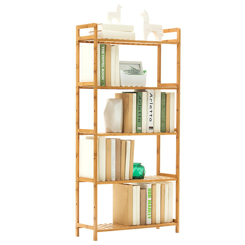 Tiered Bamboo Wood Book Storage Shelf, SP2468