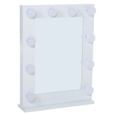 Metal Round Lighted Makeup Mirror for Tabletop, SP2222