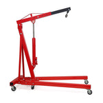 Livingandhome Mobile Folding Hydraulic Engine Crane 2200lb, AI0239AI0240