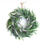 Livingandhome Artificial Lavender Round Door Decoration Wreath, SP0179