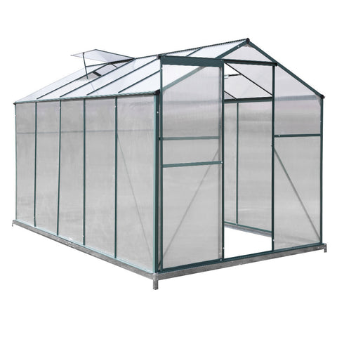 Aluminium Hobby Greenhouse with Base and Window Opening, PM0982PM0983