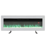 Electric Fireplace with Adjustable Flames, Wall Mounted or Freestanding, PM0790