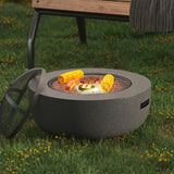 Bowl-like Fire Pit for Outdoors with Handles, AI0548