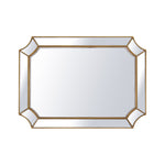 Livingandhome Modern Gold Decorative Wall Mirror, CD0557