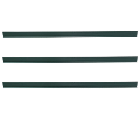 Livingandhome 3 Pcs Garden Fence PVC Privacy Screen Panel Slat Strips Fixing Clip 1 M, LG0019