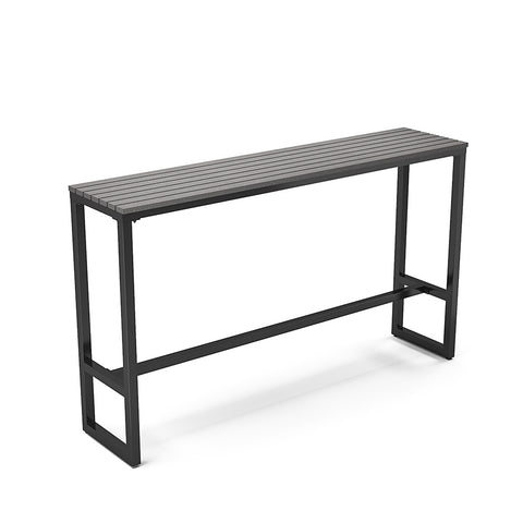 Livingandhome Modern Garden Bistro High Bar Table Grey, LG1023