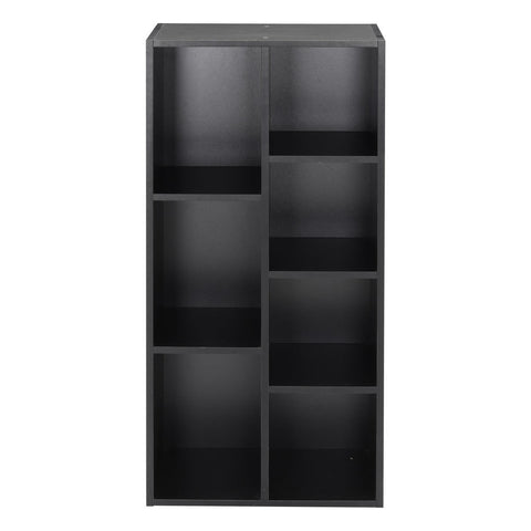 Cube Wooden Bookcase Organizer Storage Shelving Unit Black, MC0240