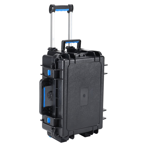 Livingandhome Weatherproof Wheeled Hard Case with Foam, MC0401