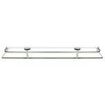 60cm Glass Shelf Tempered Glass 6MM Thick Storage Organizer Wall Mounted Bathroom, WH0715