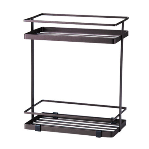 Kitchen 2-Tier Spice Cabinet Rack Organizer Bathroom Countertop Stand Racks, WH0787