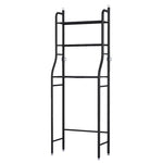 3 Tiers Metal Bathroom Organizer Over Toilet Rack Storage Shelves Black, WH0907