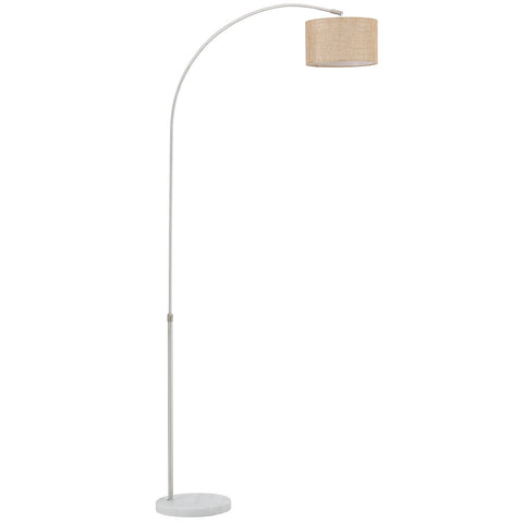 Arched Floor Lamp Marble Base with Shade, FI0231