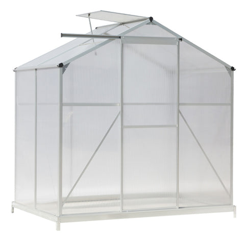 Aluminium Hobby Greenhouse with Base and Window Opening, PM0300PM0301