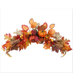 Livingandhome Artificial Autumn Maple Leaves Swag for Halloween Thanksgiving Decor, SP1800