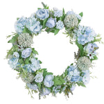 Spring Artificial Peony Wreath Mixed Flowers for Wedding Decor, SC0510