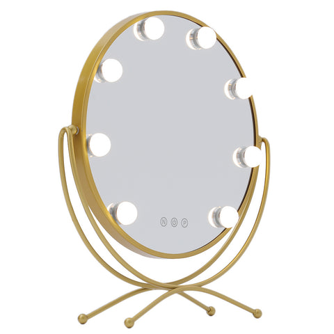 Luxurious Adjustable Round Vanity Mirror with Lights, SP2192