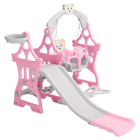 Fun Indoor and Outdoor Swing and Slide Set for Kids, FI0382