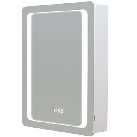 Livingandhome Smart Rectangle Wall Mounted LED Mirror Cabinet, JM0948