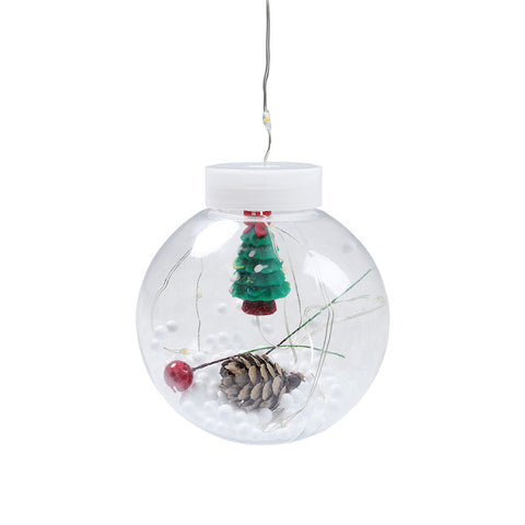 Decorative Hanging Ball LED Lights with Sucker Christmas Ornament, SW0339