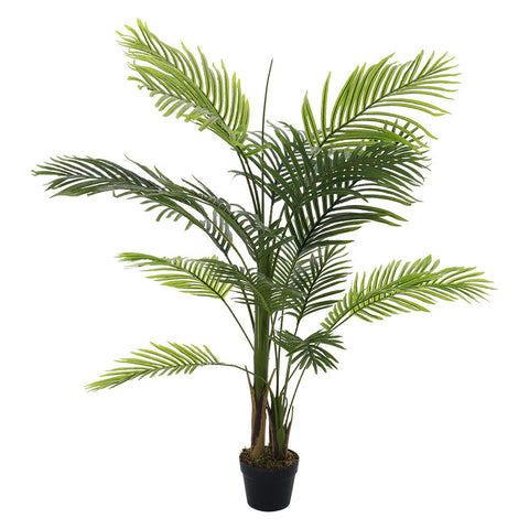 Livingandhome 150cm Artificial Bamboo Palm Tree Plant in Pot Indoor Living Room Plant Decor, PM0920