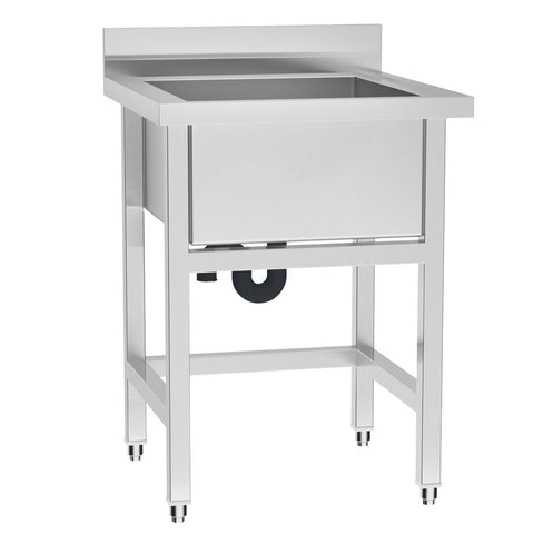 Commercial Kitchen Sink 1 Compartment Stainless Steel, AI0089