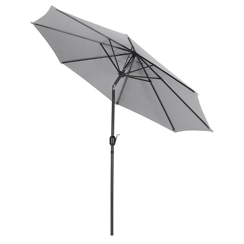 Livingandhome 3M Large Rotating Patio Parasol for Outdoor Sunshade and Rain, LG0445