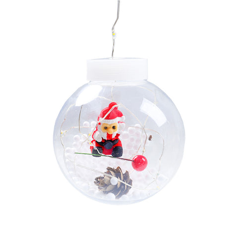 Decorative Hanging Ball LED Lights with Sucker Christmas Ornament, SW0338