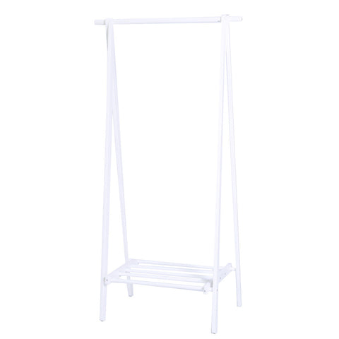 Wooden Free Standing Clothes Rail for Entryway, SP2556