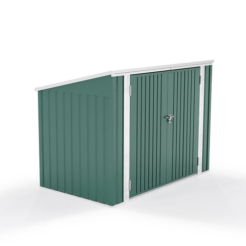 Steel Trash Can Recycle Bin Enclosure Storage Shed, PM1161PM1162