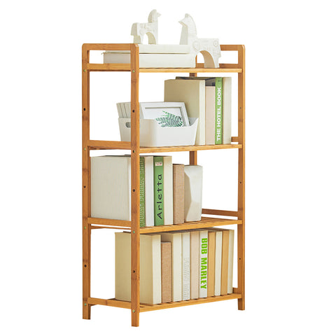 Tiered Bamboo Wood Book Storage Shelf, SP2465