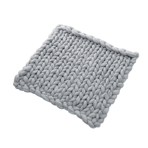 Livingandhome Chunky Knit Throw Blanket Handwoven Home Decor, SP1633