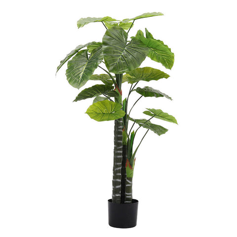 Livingandhome Artificial Tropical Plant with Plastic Flowerpot Home and Office Plant Decoration, PM0818