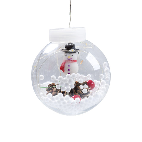 Decorative Hanging Ball LED Lights with Sucker Christmas Ornament, SW0336