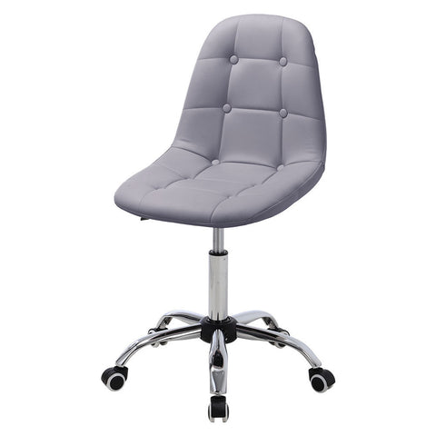 Contemporary PU Leather Chrome Base Swivel Office Chair, FI0214