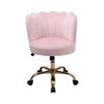 Adjustable Modern Scalloped Office Chair with Wheels, ZH1085