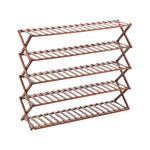 Livingandhome 5-Tier Bamboo Flower Stand Rack Holder Multifunctional Storage Rack, SW0386