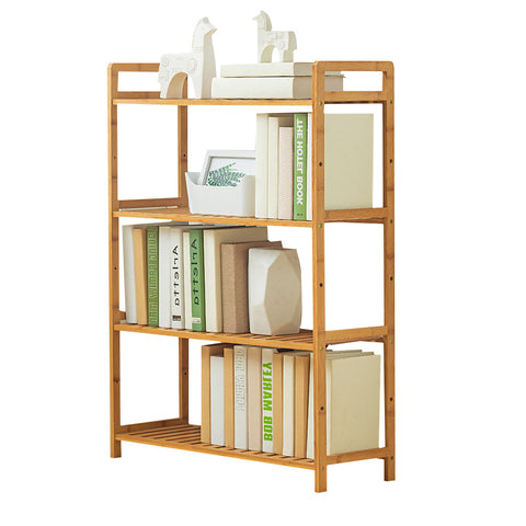 Tiered Bamboo Wood Book Storage Shelf, SP2466