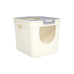 Livingandhome Large Fully-closed Cat Litter Box with Scoop, CD0039