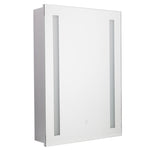 Livingandhome Wall Mounted Bathroom LED Mirror Medicine Cabinet with Shelves, JM0457