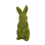 Livingandhome Moss Standing Bunny Rabbit Easter Garden Home Decoration, SW0440