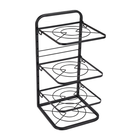 Livingandhome Kitchen Pot Pan Organizer Rack Adjustable Cookware Holder Stand, WZ0057