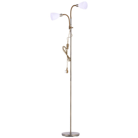 Modern 2 Head Standing Floor Lamp for Living Room, FI0021