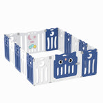 Foldable Baby Kid Playpen 16 Panel Safety Play Yard Home Activity Center, FI0273