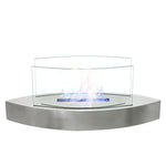 Unique Smokeless Stainless Steel Tabletop Ethanol Fireplace, PM1065